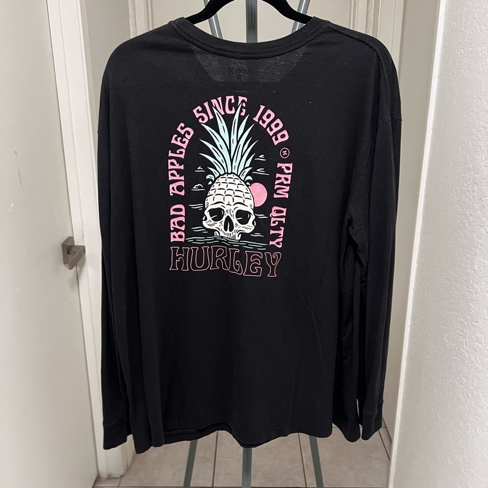 Hurley black Crew Neck Tee